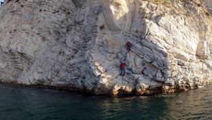 Muğla'da kurtarma ekiplerinin "keçi" operasyonu