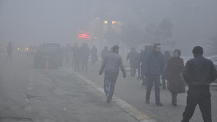 Muş'ta hava ulaşımına sis engeli