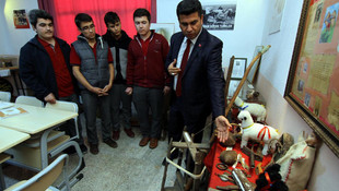 Öğrenciler, tarihi "dokunarak" öğreniyorlar