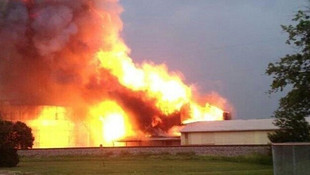 Kereste fabrikasında patlama!