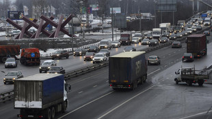 Rusya'da kamyon şoförlerinin "yol vergisi" protestoları