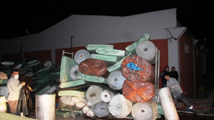 Sakarya'da plastik fabrikasında yangın