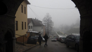 Saraybosna'da hava ulaşımına sis engeli