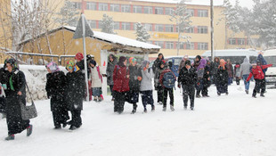 Sivas'ta eğitime kar engeli