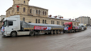 Sivas'tan Bayırbucak Türkmenlerine yardım