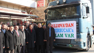 Suluova'dan Bayırbucak Türkmenlerine 2 tır yardım