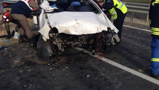 Tekirdağ'da otomobille tanker çarpıştı: 5 yaralı