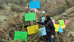 Tokat'ta HES protestosu