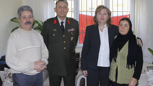Tugay Komutanı'ndan şehit ailesine ziyaret