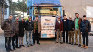 Uşak'tan Bayırbucak Türkmenlerine yardım
