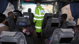 Yolcu otobüslerine kar uyarısı