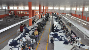 Yozgat’ta tekstil fabrikasındaki yangın