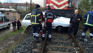 Zonguldak'ta hemzemin geçitte kaza: 2 yaralı