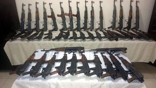 Teröristlere gönderilen mühimmatlar ele geçirildi