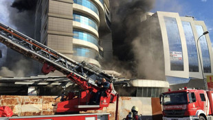 Maltepede otel yangını!