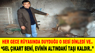 Rüyasında duyduğu sesleri dinledi ve karşılaştığı olay şoke etti!