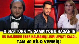 O Ses Türkiye Hasan verdiği 40 kiloyla şaşırttı!