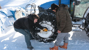 Abant'ta kar kalınlığı 1 metreye ulaştı