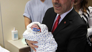 Adana'da yeni yılın ilk bebeği