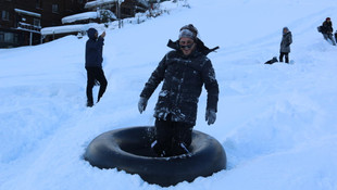 Ayder'de kayak keyfi