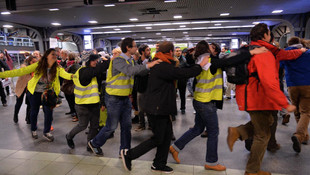 Belçika'da demiryolu işçileri grevde