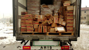 Dondurma kutularında kaçak sigara sevkiyatı