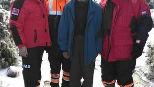 Edirne'de kaybolan kişi donmak üzereyken bulundu