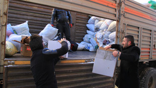 Erzurum'dan Bayırbucak Türkmenlerine yardım