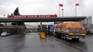 Habur Sınır Kapısı'ndan Irak'a araç geçişleri başladı