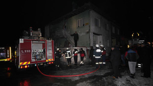 Malatya'da ev yangını