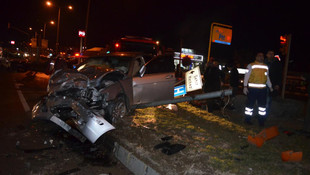 Manisa'da trafik kazası: 1 ölü, 3 yaralı