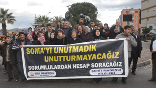 Soma'da madenci yuruyusu