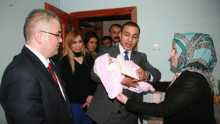 Terk edilen bebeğe Bakan'ın adı verildi