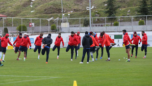 Trabzonspor, ikinci yarı hazırlıklarını sürdürdü