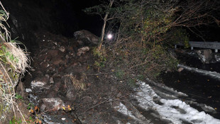 Zonguldak'ta heyelan