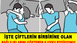 Çiftlerin birbirlerine olan bağlılıklarını açıklayan uyku pozisyonları!