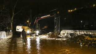 Kastamonu Abanada heyelan ve sel yaşandı