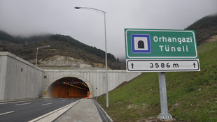 Türkiyenin 3 şeritli en uzun Samanlı Tüneline Orhangazi adı verildi