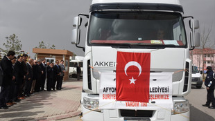 Afyonkarahisar'dan Bayırbucak Türkmenlerine yardım