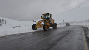 Ardahan'da kar yağışı etkili oluyor
