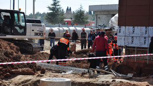 Denizli'de hastane inşaatında göçük: 2 ölü