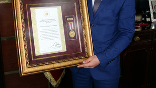 Devlet Övünç Madalyası tevcih töreni