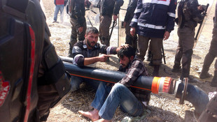 Kaçak sulama kuyularının kapatılmasında arbedesi