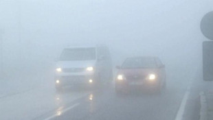 Bolu Dağında kendini gösteren sis trafiği olumsuz etkiledi