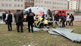 Sivas'ta şiddetli rüzgar