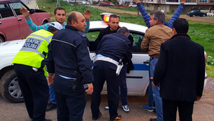 Polisten kaçan şüpheliler kaza yaptı