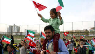 Suriyeli yetimler eğlendi