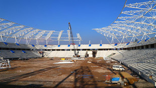 Sakaryaspor Stadının yüzde 70i tamamlandı