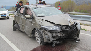 Tokat'ta trafik kazası: 3 yaralı