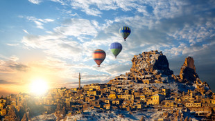 Kapadokya 3 ayda 182 bin turist ağırladı